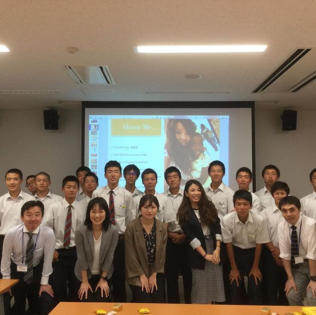台湾竹林中学校の先生が来校し寮生に台湾についての授業を行ってくれました。
